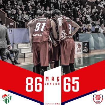 KARESİSPOR AĞIR YARALI : 86-65