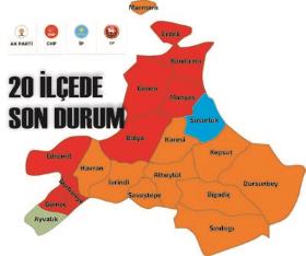 20 İLÇEDE SON DURUM