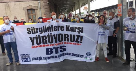 “EVDE KAL TÜRKİYE, TCDD SÜRGÜNDE”