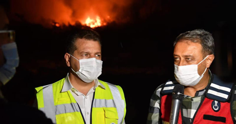 “80 HEKTARLIK ALAN YANDI, YANGIN ELEKTRİK HATTINDAN ÇIKTI”