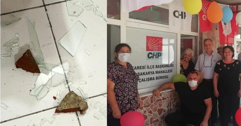 CHP’NİN ÇALIŞMA BÜROSUNA İKİNCİ SALDIRI