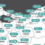 Haftalık vaka oranları