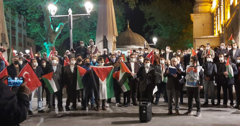 BALIKESİR’DE İSRAİL PROTESTOSU