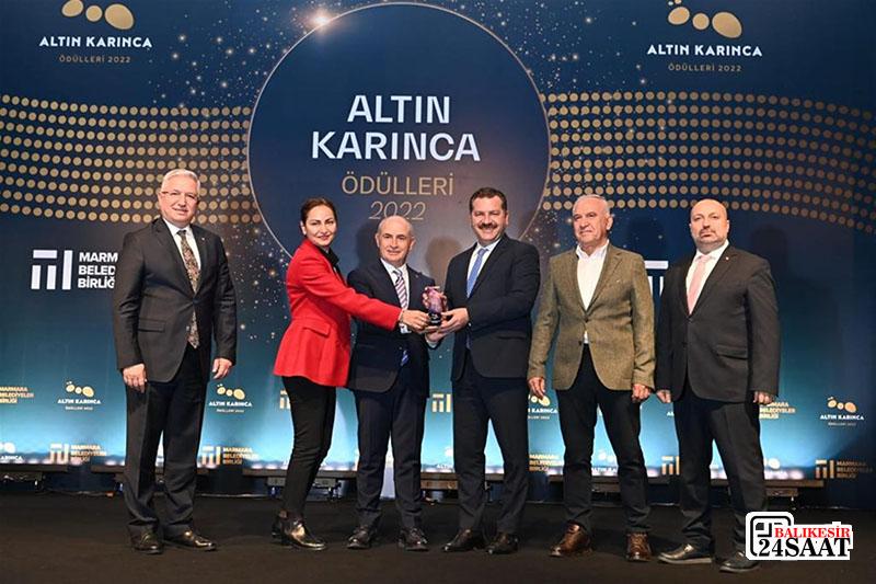 İDA MADRA JEOPARKI İLE NE10 PROJELERİNE ALTIN KARINCA ÖDÜLÜ