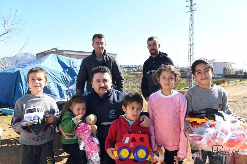 BAŞKAN AVCI DEPREM BÖLGESİNDE