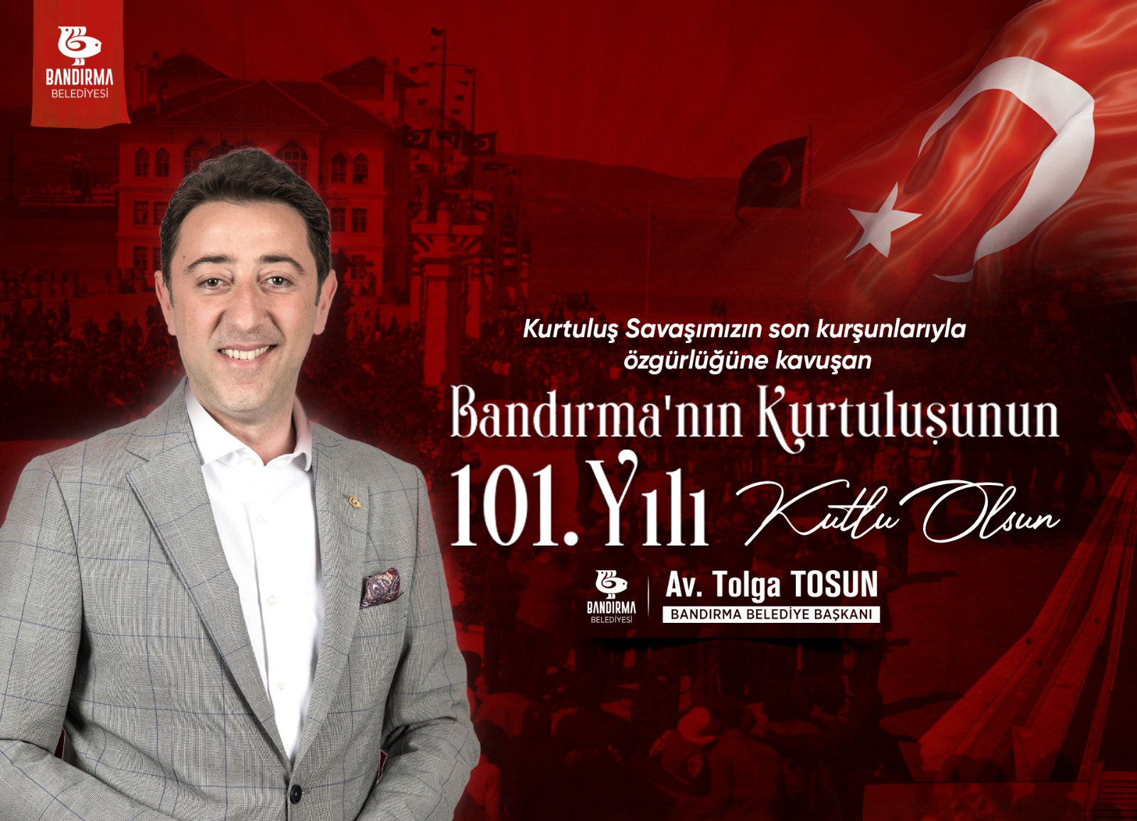 bandırma kurtuluş ilanı