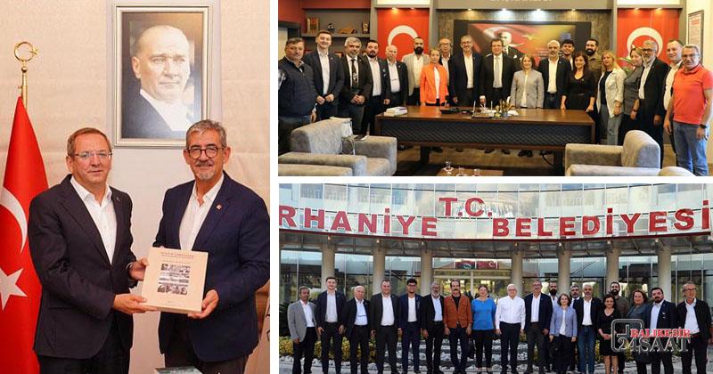 CHP İL YÖNETİMİNDEN BELEDİYE ZİYARETLERİ