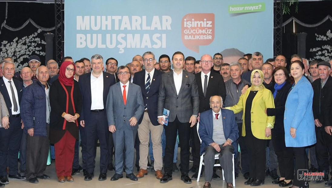 CHP’Lİ BAŞKAN ADAYLARI MUHTARLARLA BULUŞTU