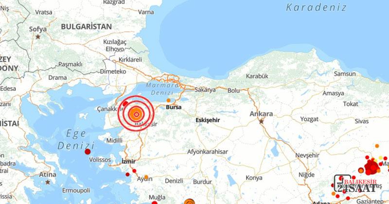 YENİCE DEPREMİ BALIKESİR’İ DE SALLADI