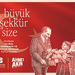 ahmet akın 23 nisan kutlama